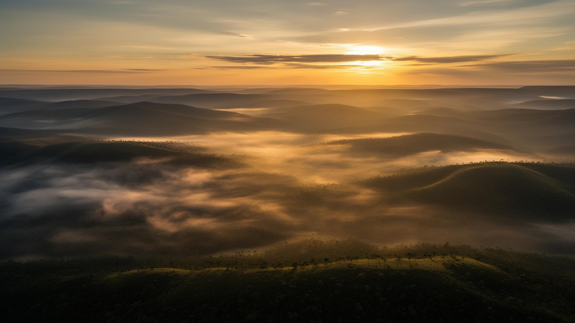Paisagem cinematográfica do Vale do Amanhecer